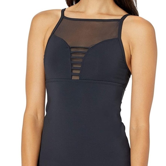 Bleu Rod Beattie Tankini Top Navy High Neck Size 8 - Picture 6 of 6